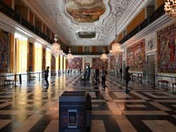 Sala de tapetes em Christiansborg